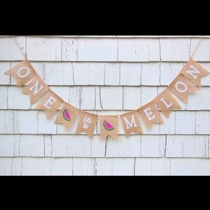 One in A Melon 1st Birthday Banners (2)